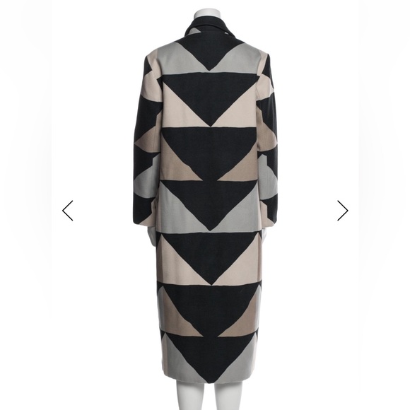 Mara Hoffman Color Block Neutral Car Coat small - Picture 10 of 17